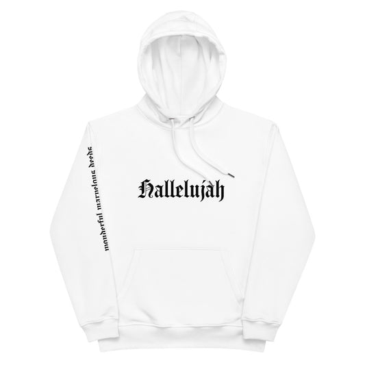 HALLELUJAH Hoodie | White