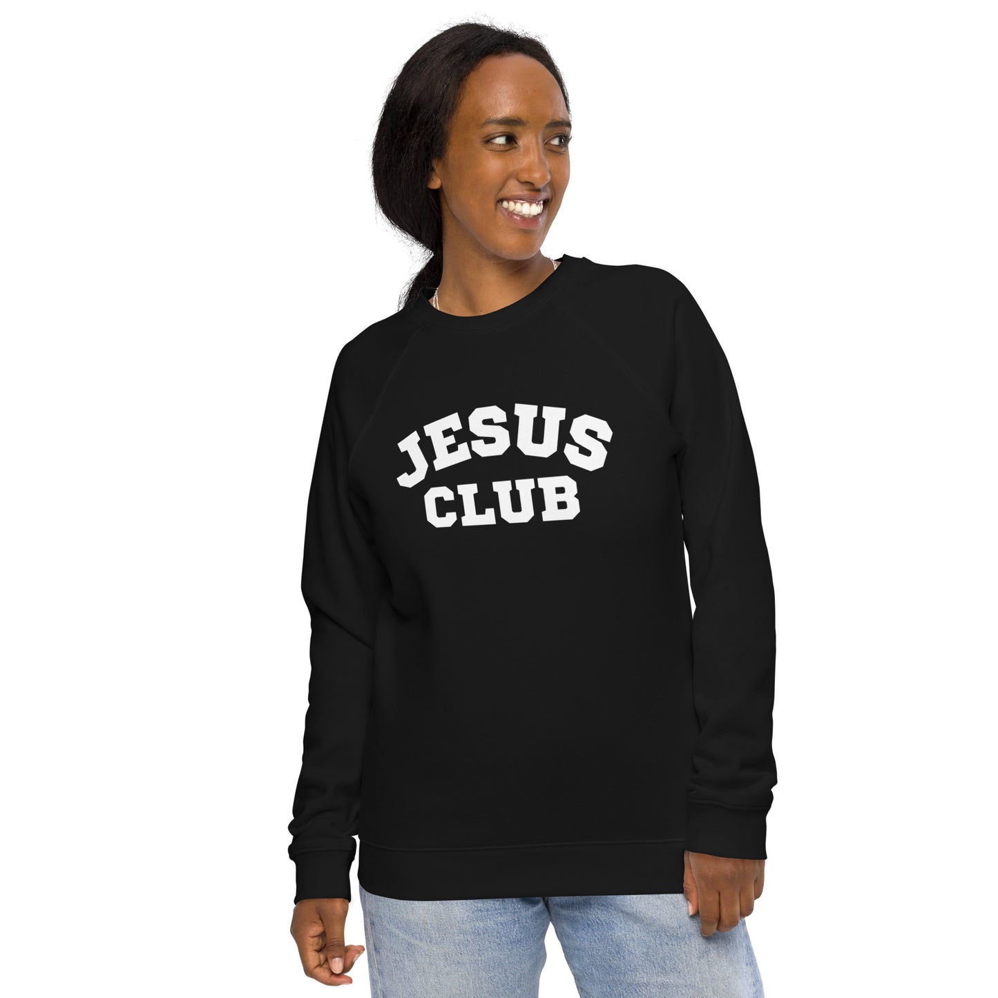 JESUS CLUB Organic Raglan Sweatshirt | Various Colors