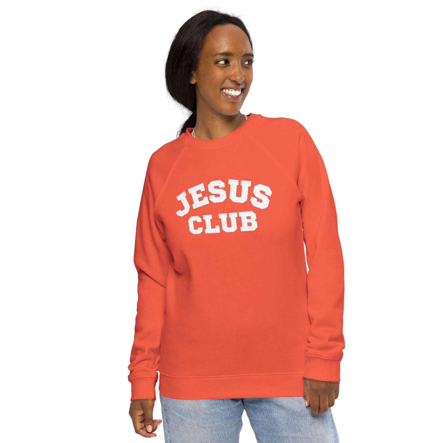 JESUS CLUB Organic Raglan Sweatshirt | Various Colors