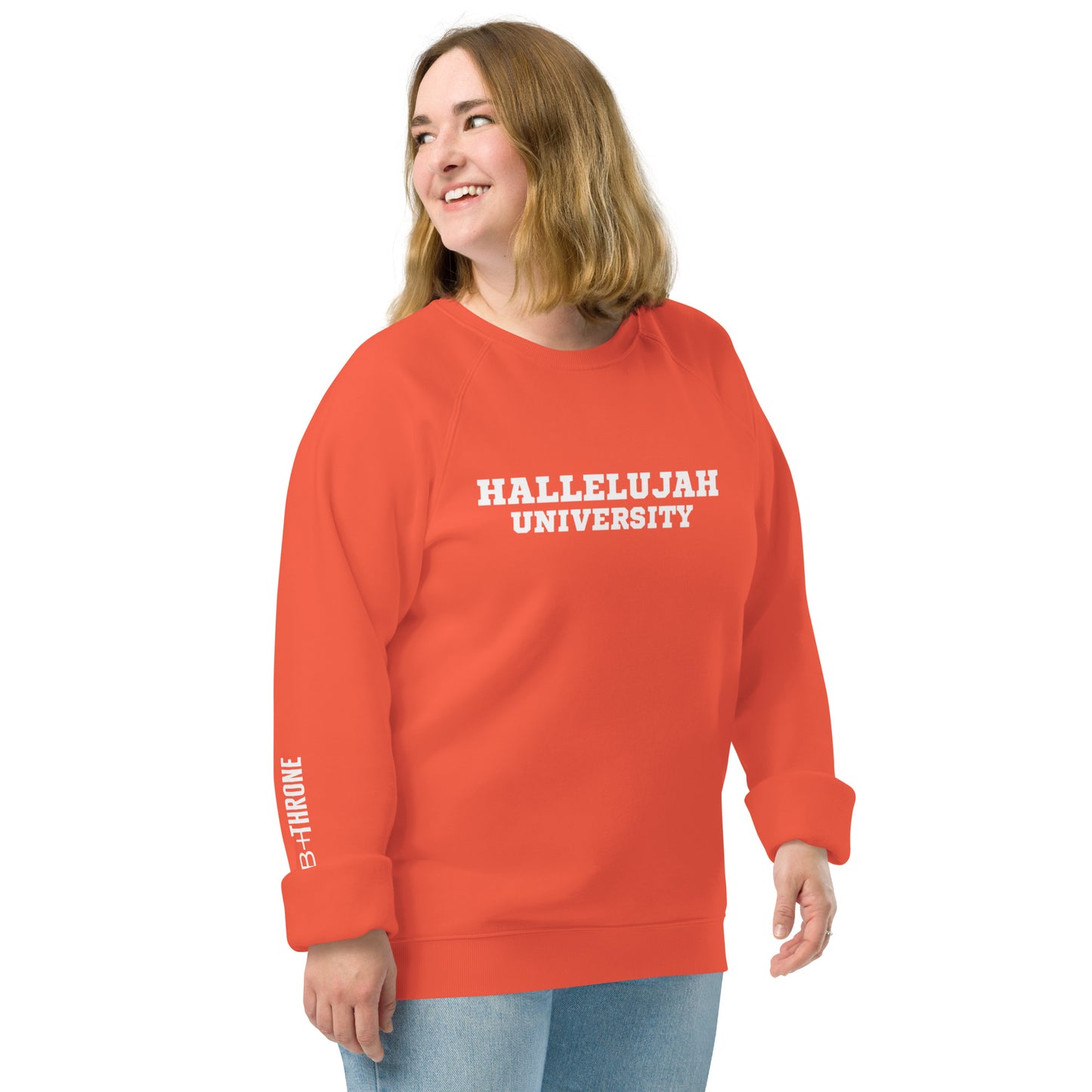 HALLELUJAH U Organic Raglan Sweatshirt | Various Colors