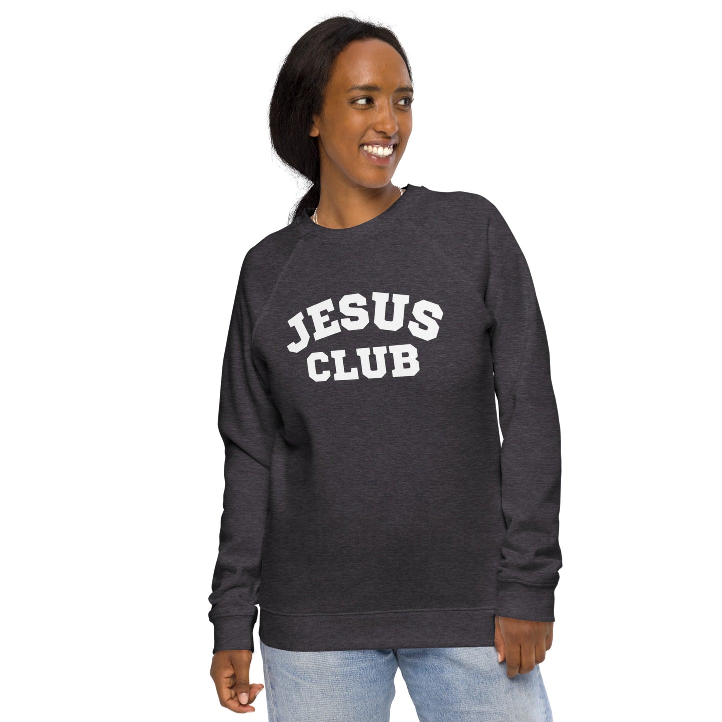 JESUS CLUB Organic Raglan Sweatshirt | Various Colors